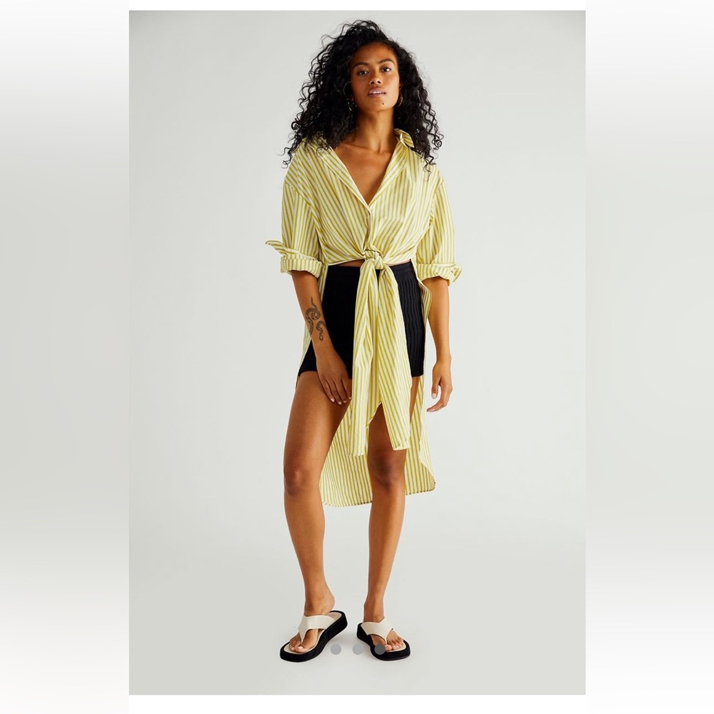 Free people Winona wrap shirt